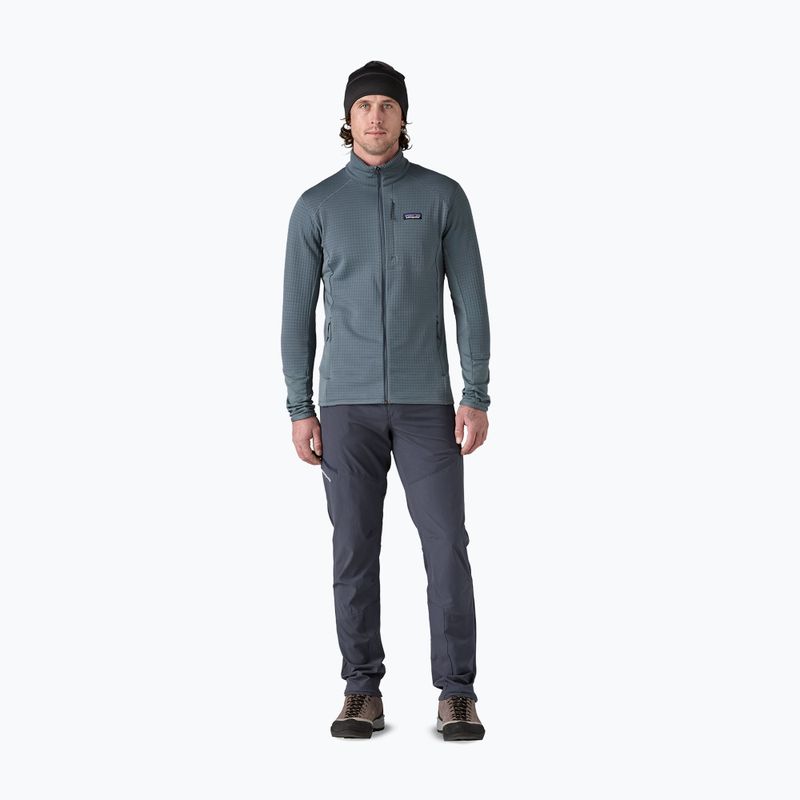 Felpa in pile da uomo Patagonia R1 Hybrid utility blue 2
