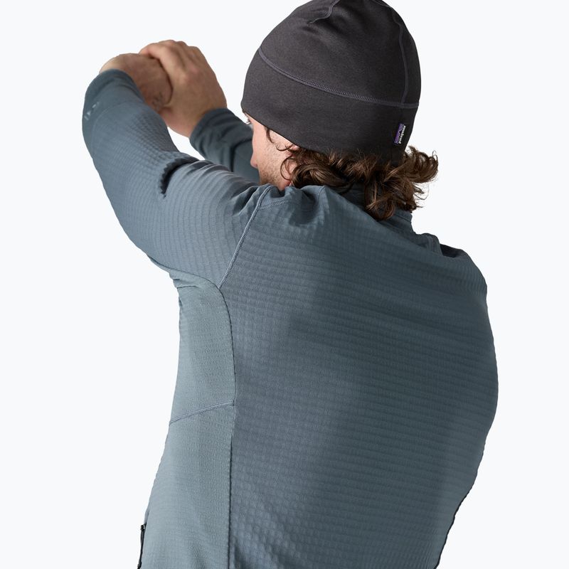 Felpa in pile da uomo Patagonia R1 Hybrid utility blue 4