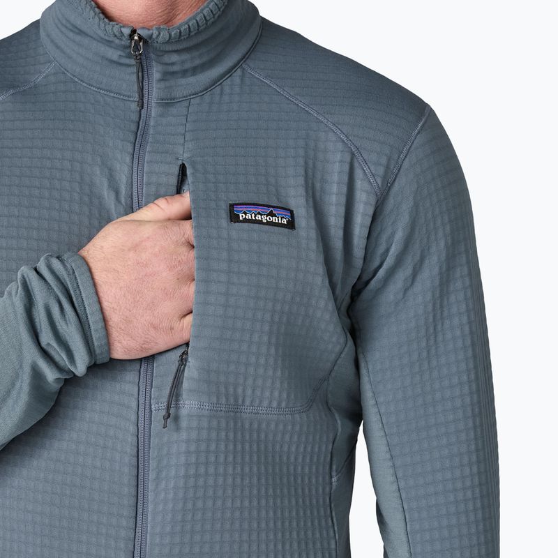 Felpa in pile da uomo Patagonia R1 Hybrid utility blue 7