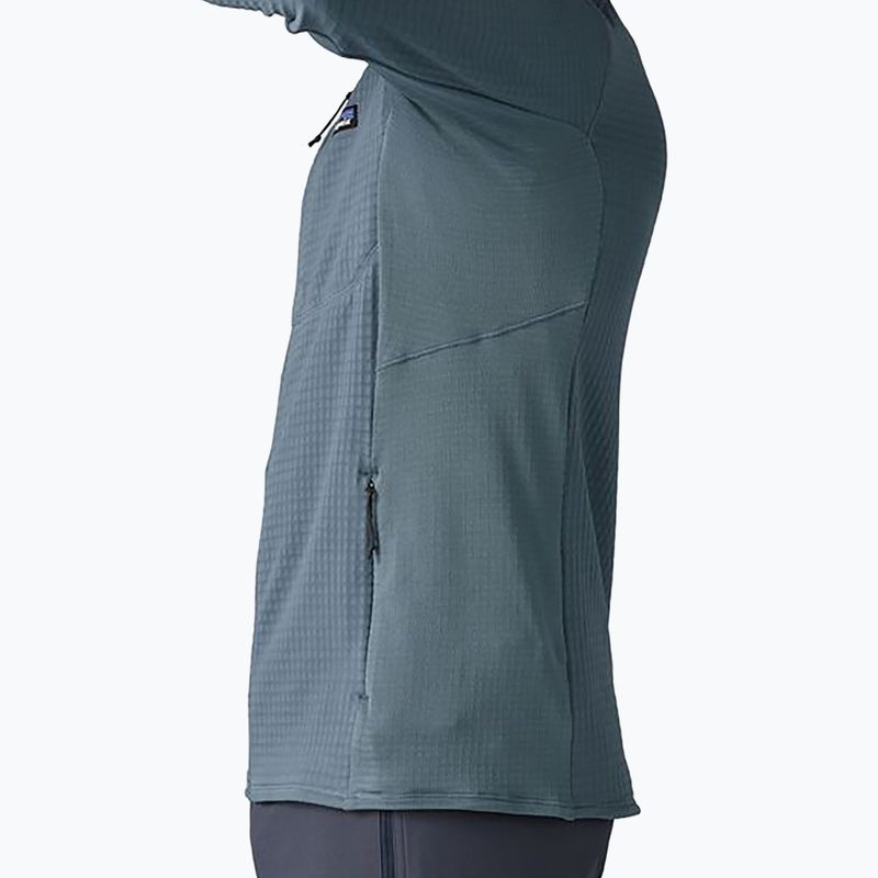 Felpa in pile da uomo Patagonia R1 Hybrid utility blue 4