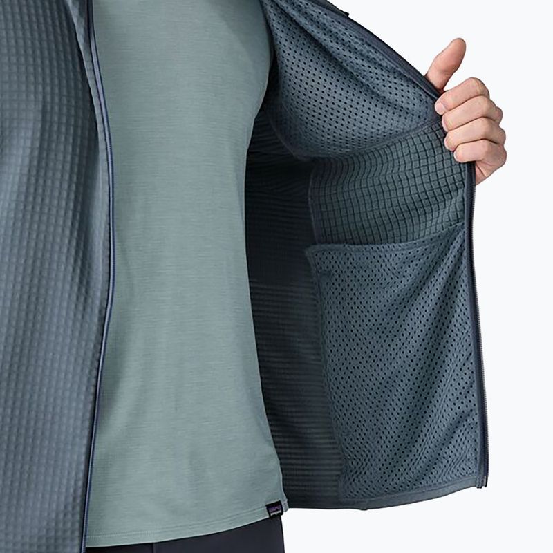 Felpa in pile da uomo Patagonia R1 Hybrid utility blue 7