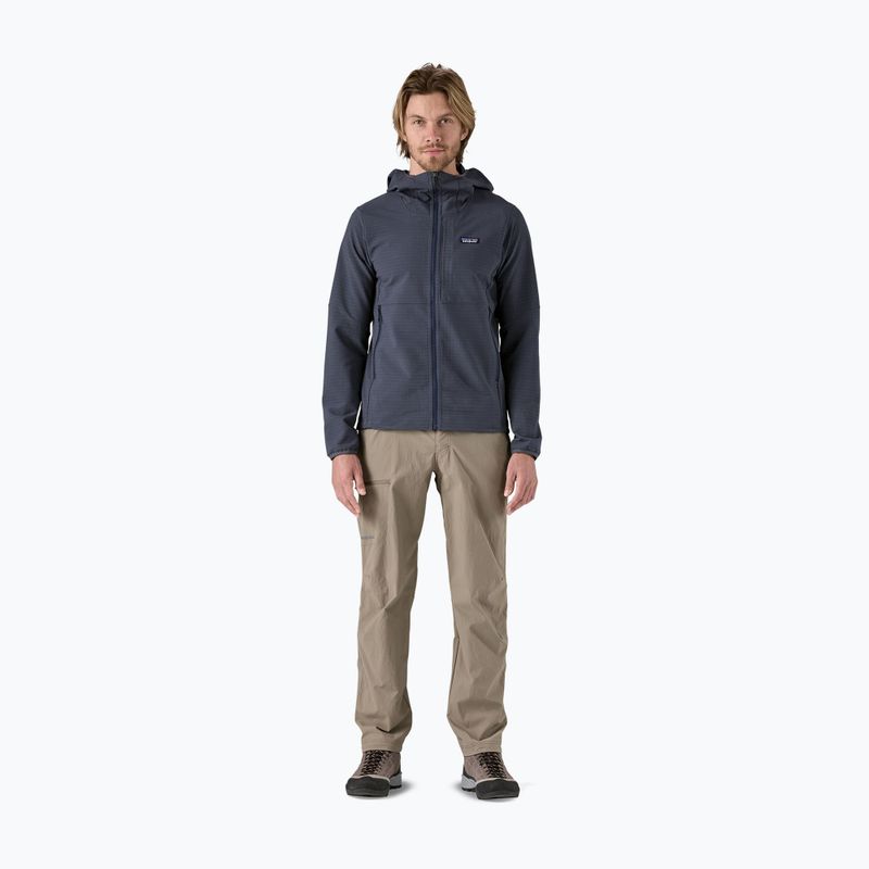 Felpa Patagonia R1 TechFace da uomo blu smolder 2