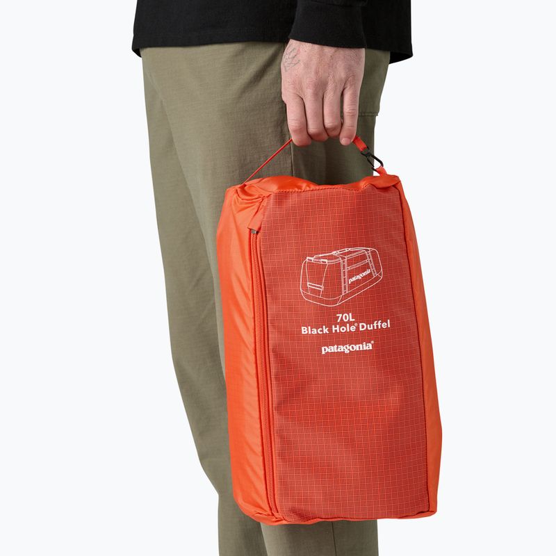 Patagonia Black Hole Duffel borsa da viaggio 70 l arancione pollinator 5