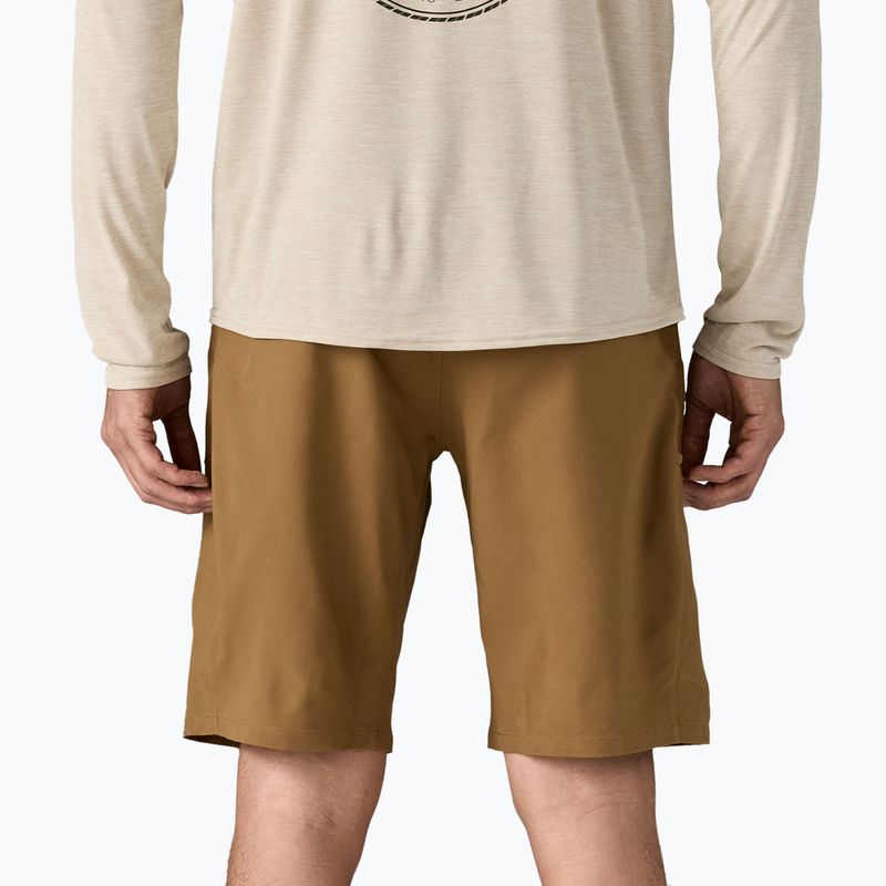 Pantaloncini da uomo Patagonia Terravia Trail 10" marrone coriandolo 2