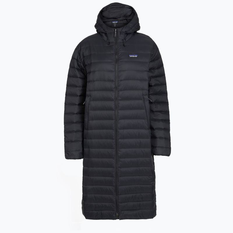 Giacca in piuma da donna Patagonia Recycled Down Sweater Parka nera 4