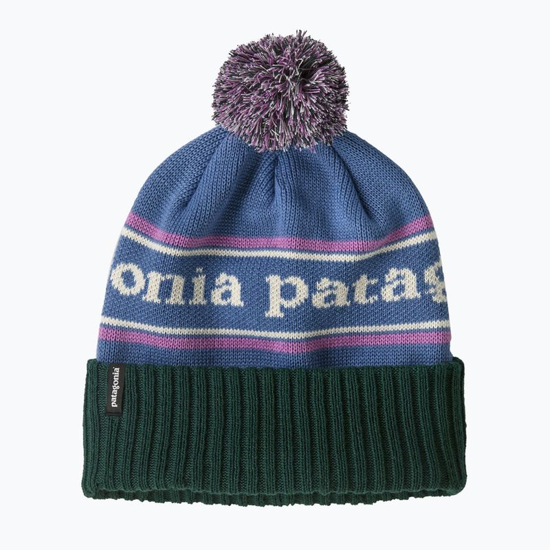 Cappello invernale Patagonia Powder Town park stripe: blu barbagianni