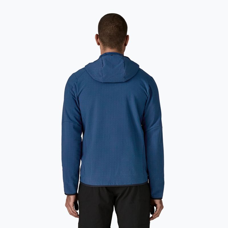 Giacca softshell da uomo Patagonia R2 TechFace Hoody blu chiaro 3