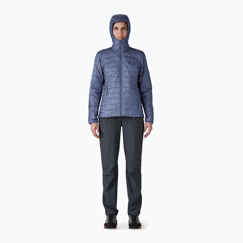 Piumino Patagonia Nano Puff Hoody donna blu corrente 2