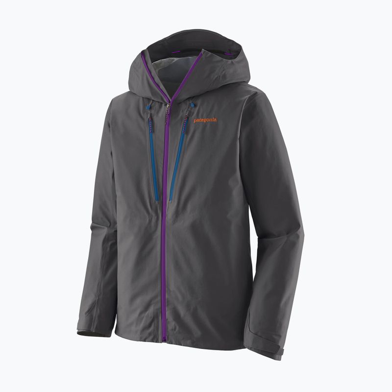 Giacca antipioggia Patagonia Triolet uomo grigio forge w / p6 blu 4