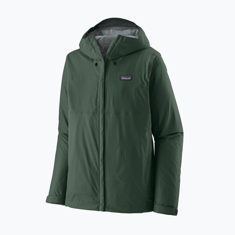 Giacca antipioggia da uomo Patagonia Torrentshell 3L verde antico 4