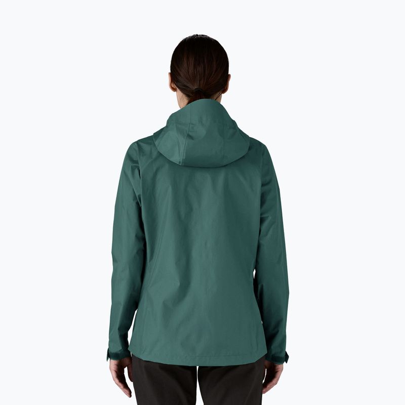 Giacca antipioggia Patagonia Torrentshell 3L donna verde cascata 2
