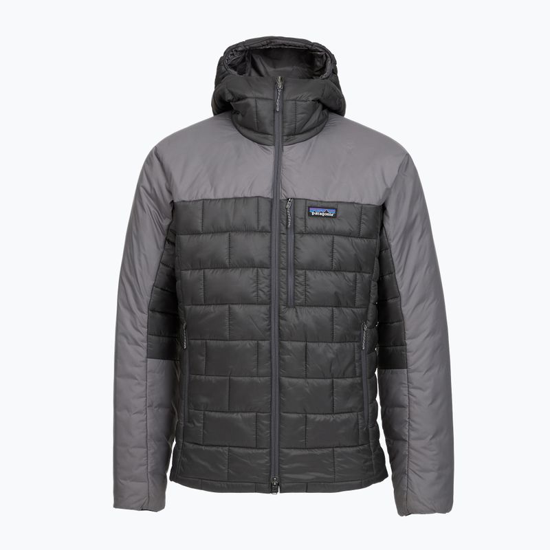 Felpa con cappuccio Patagonia Hi-Loft Nano Puff da uomo grigio forgia 10