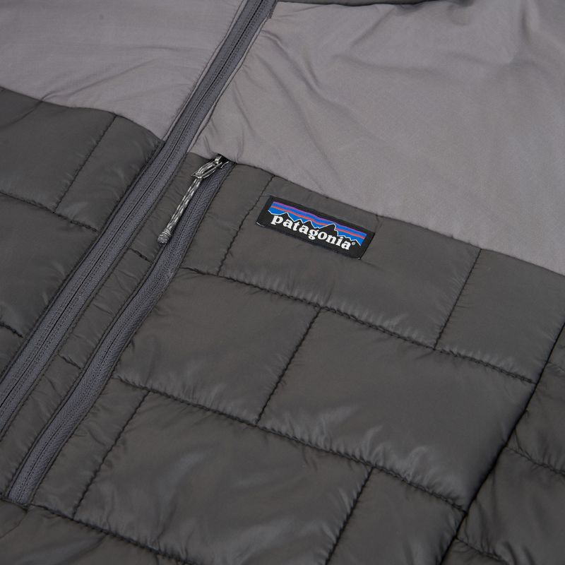 Felpa con cappuccio Patagonia Hi-Loft Nano Puff da uomo grigio forgia 12