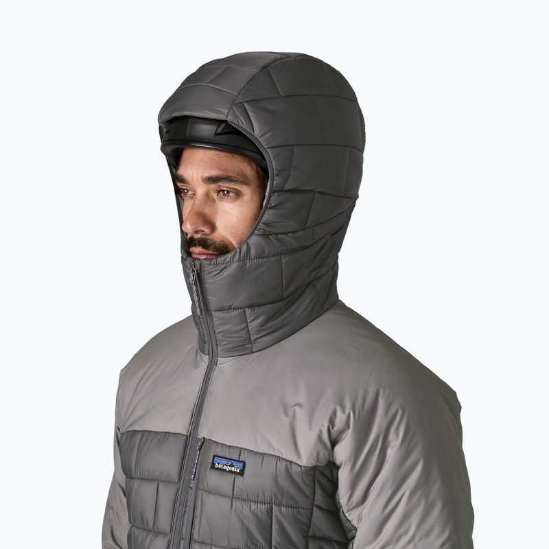 Felpa con cappuccio Patagonia Hi-Loft Nano Puff da uomo grigio forgia 6