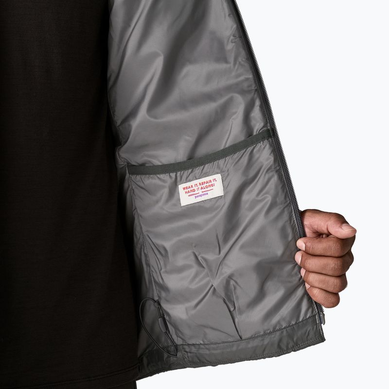 Felpa con cappuccio Patagonia Hi-Loft Nano Puff da uomo grigio forgia 9