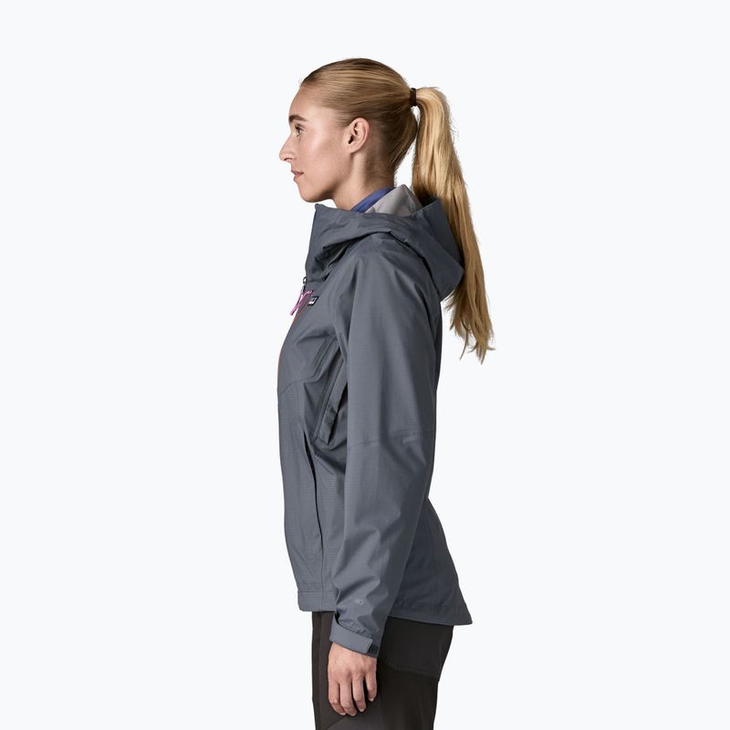 Giacca da pioggia Patagonia Granite Crest Donna blu smolder 3