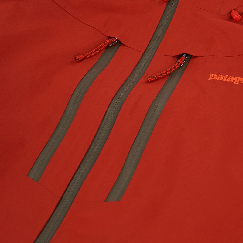Giacca da pioggia da uomo Patagonia Pluma Pro amanita red 3