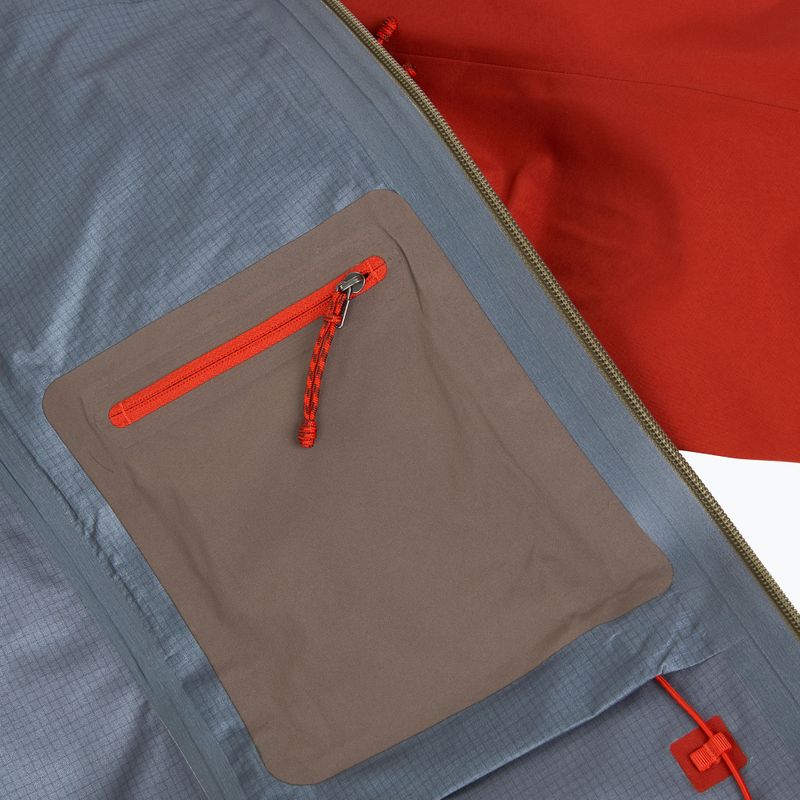 Giacca da pioggia da uomo Patagonia Pluma Pro amanita red 5