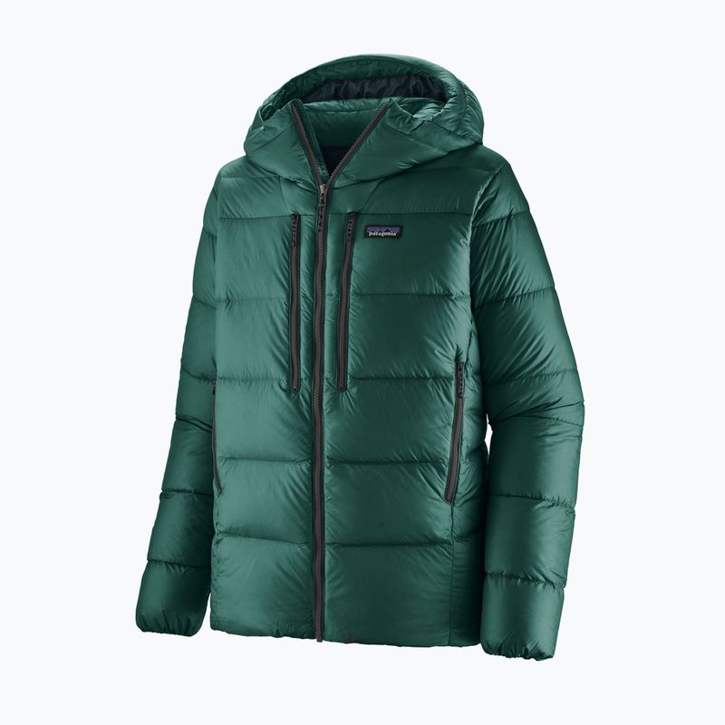 Piumino Patagonia da uomo Fitz Roy Down Hoody verde cascata
