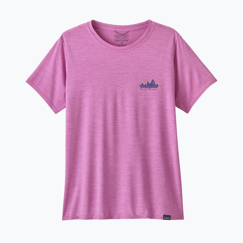 Patagonia Cap Cool Daily Graphic Shirt donna '73 skyline / brisk purple x-dye 4