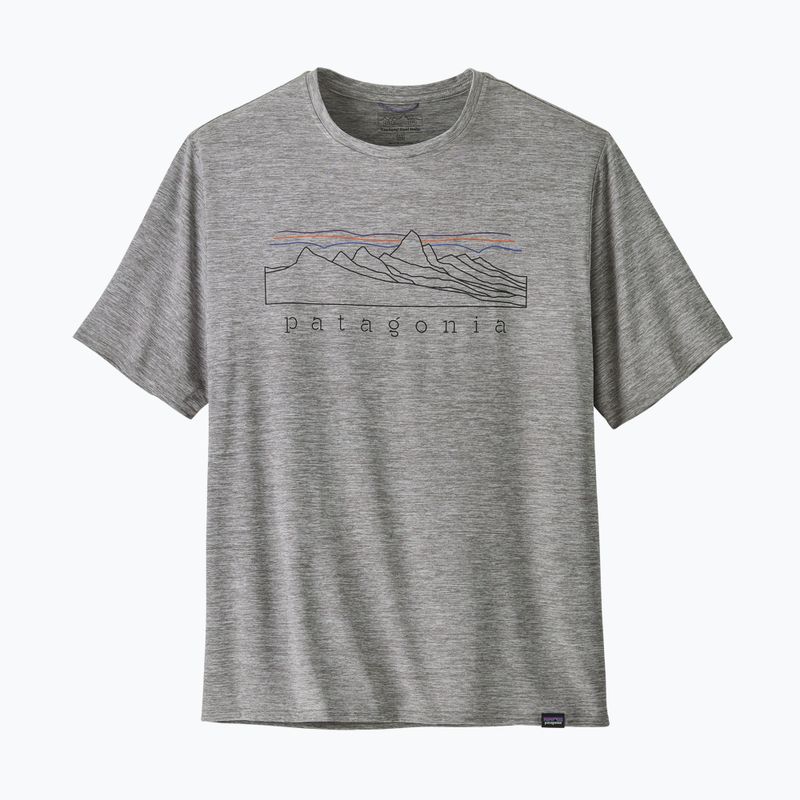Camicia da uomo Patagonia Cap Cool Daily Graphic stratapeaks / grigio piuma