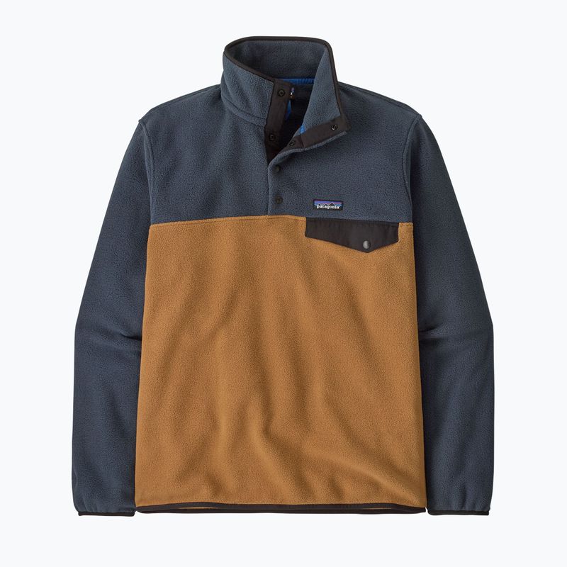 Felpa da trekking da uomo Patagonia LW Synch Snap-T P / O deer brown 3