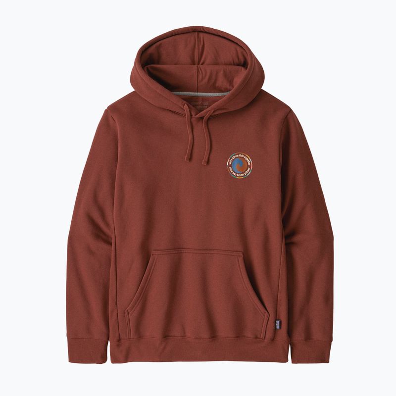 Felpa Patagonia Unity Fitz Uprisal Hoody da uomo, asciugata alla vaniglia