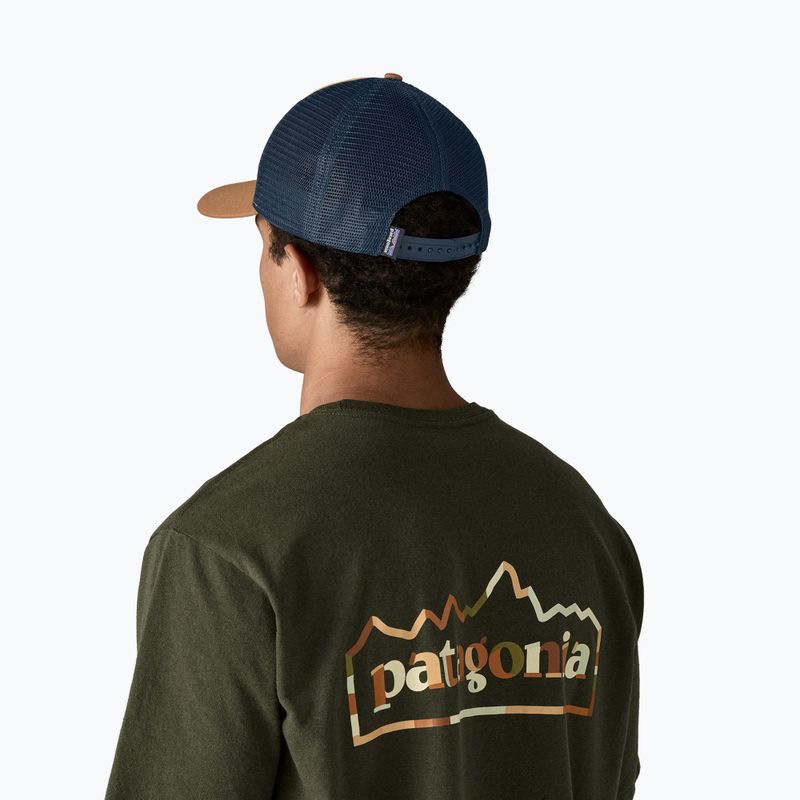 Patagonia P-6 Logo LoPro Trucker berretto da baseball talon oro 3