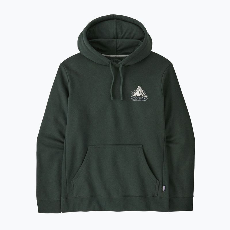 Patagonia felpa da uomo Chouinard Crest Uprisal Hoody verde antico