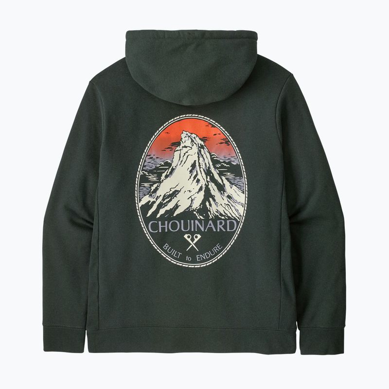 Patagonia felpa da uomo Chouinard Crest Uprisal Hoody verde antico 2