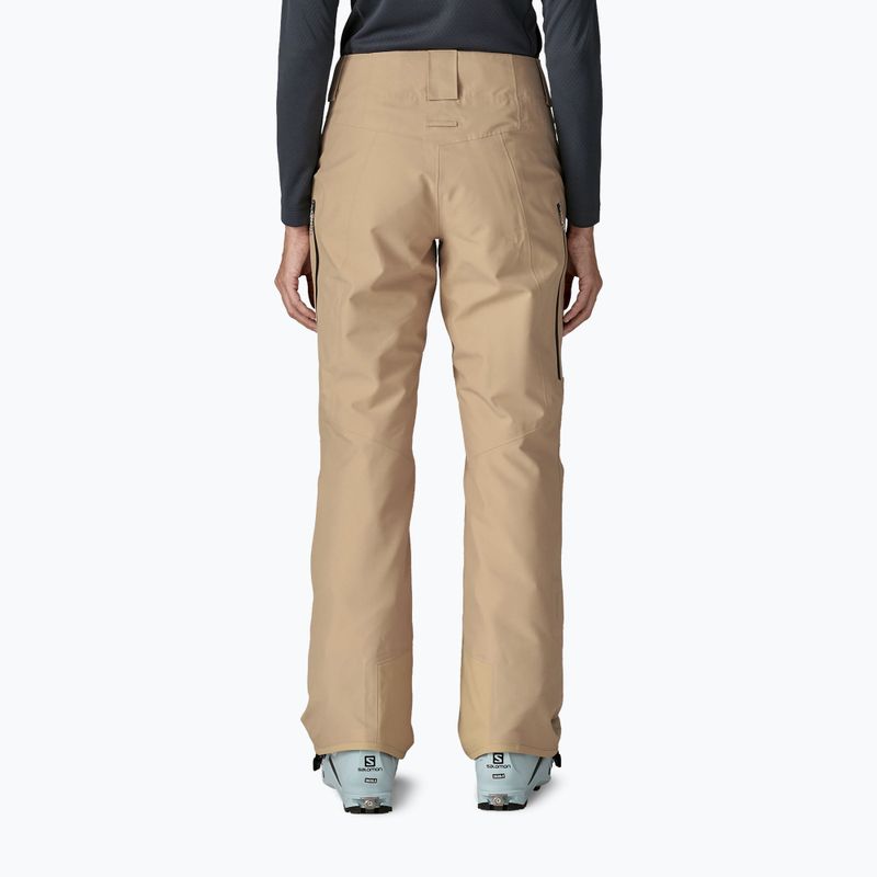 Pantaloni da sci da donna Patagonia Insulated Powder Town oar tan 2