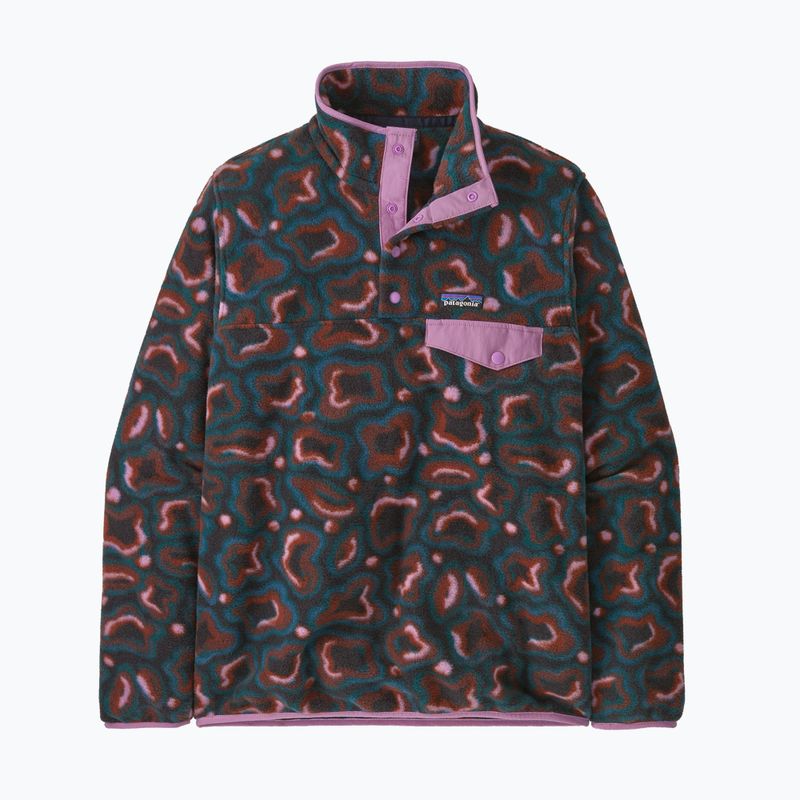 Felpa da trekking Patagonia donna LW Synch Snap-T P / O soft spirea: vaniglia essiccata