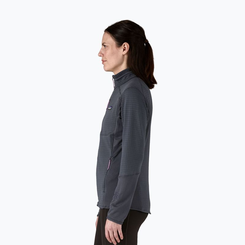 Felpa R1 Hybrid smolder blu da donna di Patagonia 3
