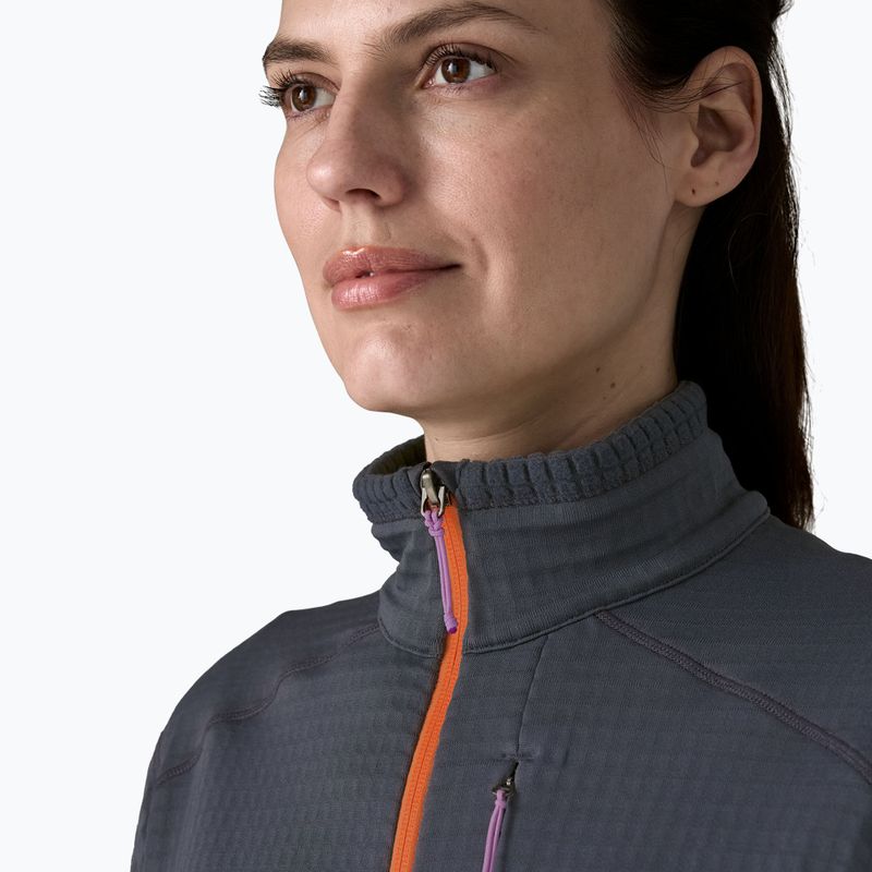 Felpa R1 Hybrid smolder blu da donna di Patagonia 4