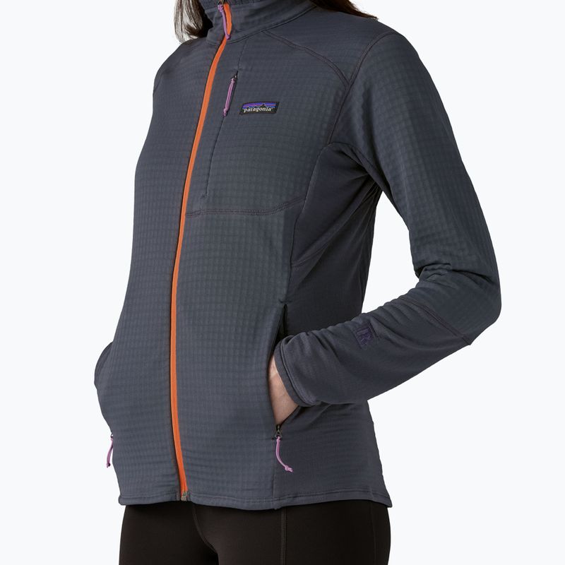 Felpa R1 Hybrid smolder blu da donna di Patagonia 5