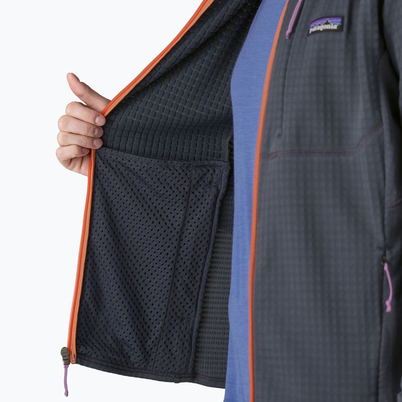 Felpa R1 Hybrid smolder blu da donna di Patagonia 7