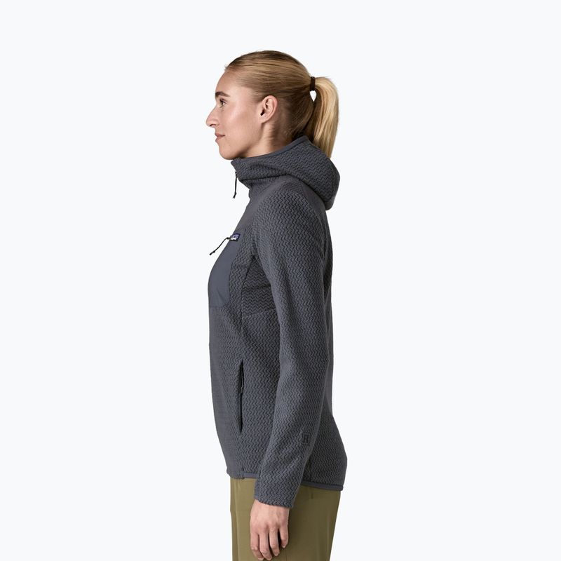 Felpa in pile da donna Patagonia R1 Air Full-Zip Hoody smolder blue 4