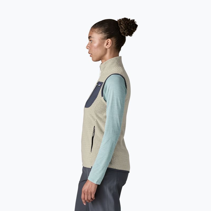 Gilet da donna Patagonia R1 Air wool white 4
