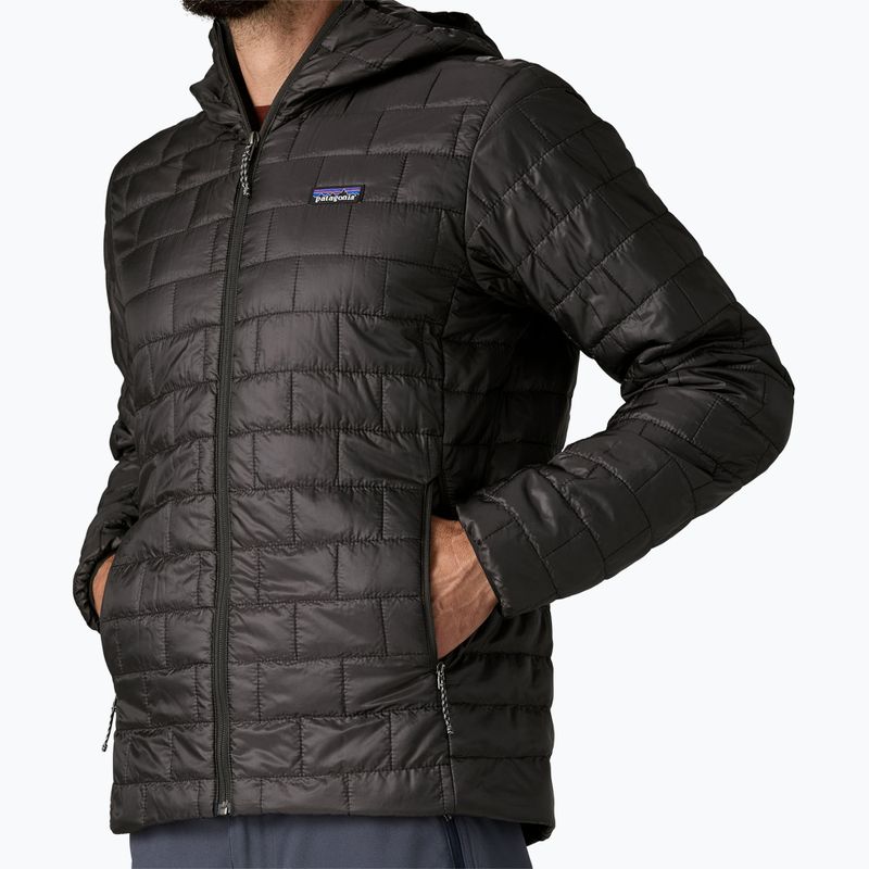 Piumino da uomo Patagonia Nano Puff Hoody nero 6
