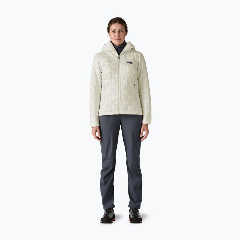 Piumino Patagonia Nano Puff Hoody donna bianco betulla 2