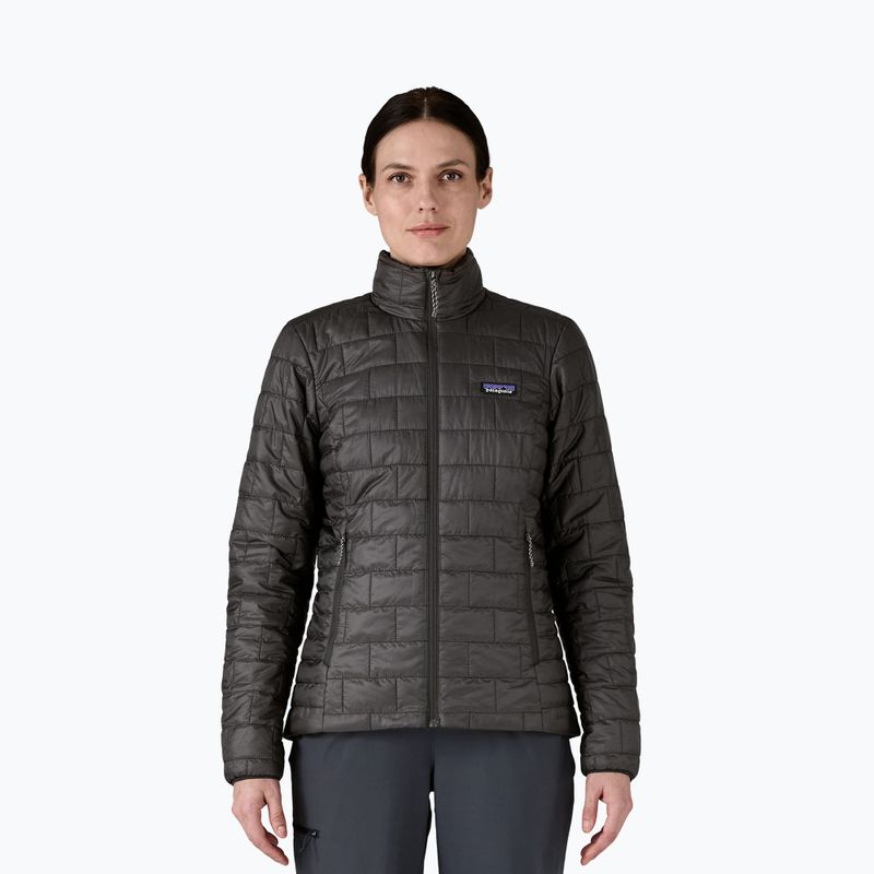 Giacca isolante da donna Patagonia Nano Puff smolder nero