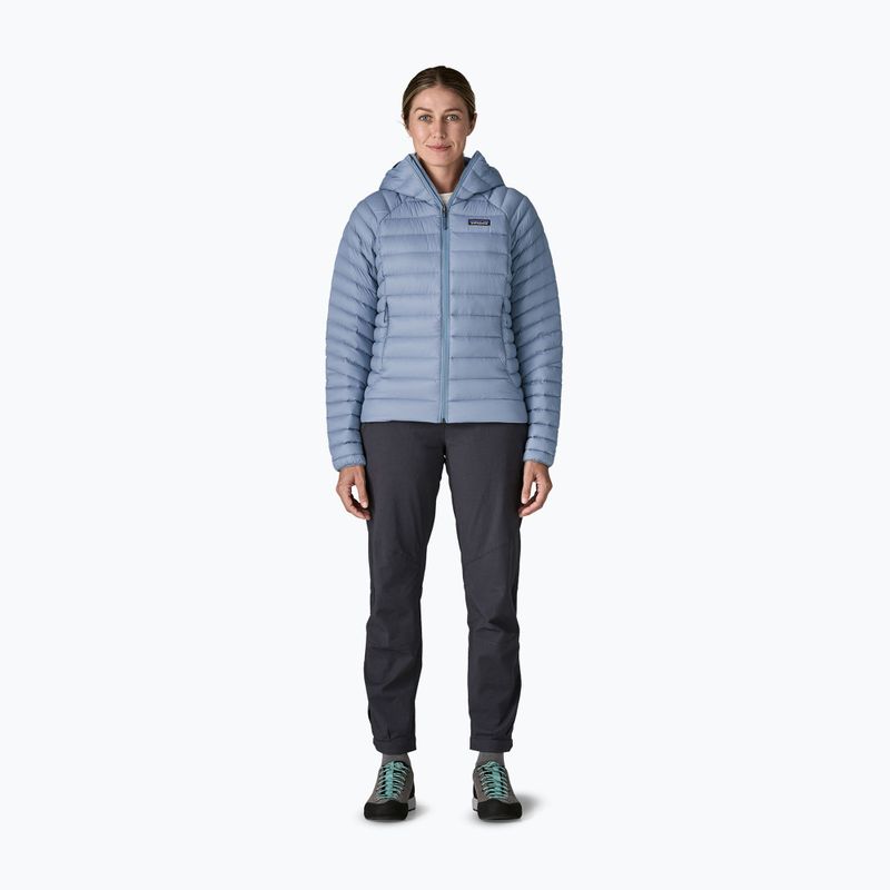 Giacca imbottita da donna Patagonia Down Sweater Hoody barnacle blue 2