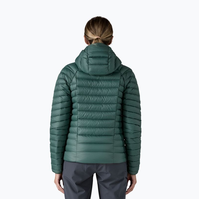 Giacca imbottita da donna Patagonia Down Sweater Hoody cascade green 3