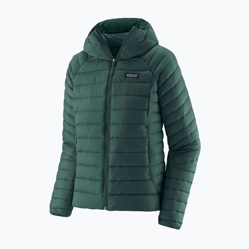 Giacca imbottita da donna Patagonia Down Sweater Hoody cascade green 5