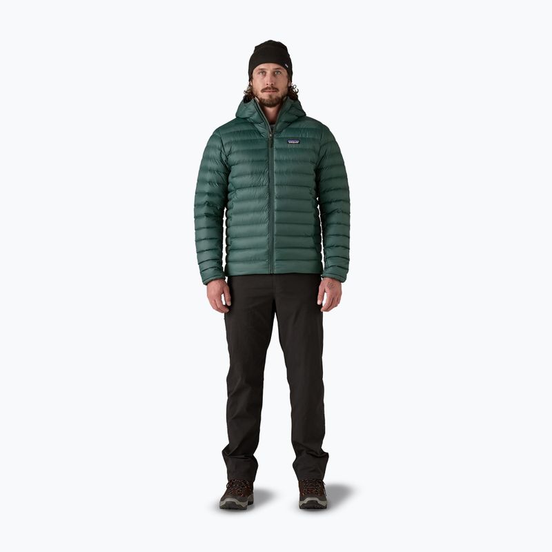 Giacca imbottita da uomo Patagonia Down Sweater Hoody cascade green 2