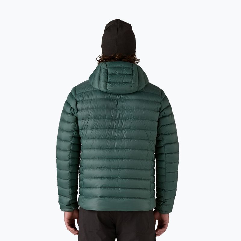 Giacca imbottita da uomo Patagonia Down Sweater Hoody cascade green 3