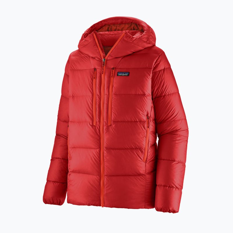 Piumino Patagonia da uomo Fitz Roy Down Hoody rosso amanita