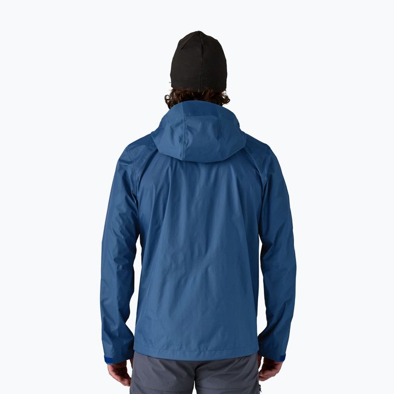 Giacca antipioggia Patagonia Torrentshell 3L da uomo blu chiaro 2