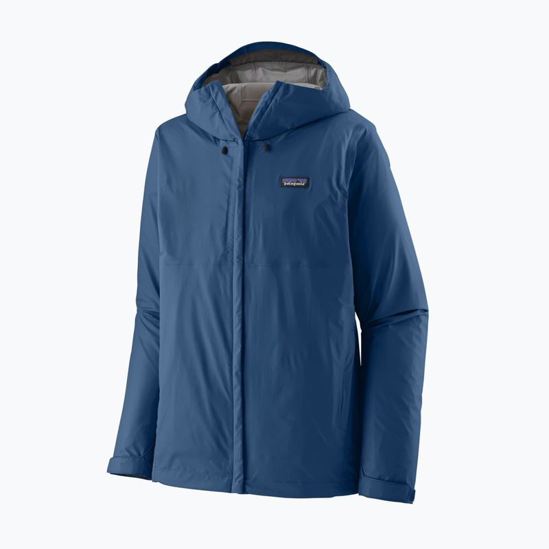 Giacca antipioggia Patagonia Torrentshell 3L da uomo blu chiaro 4