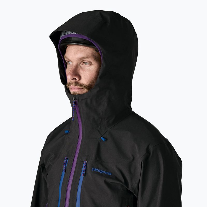 Giacca da pioggia Patagonia Pluma Pro uomo nero 5